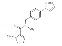 N,1-dimethyl-N-[4-(1H-pyrazol-1-yl)benzyl]-1H-pyrrole-2-carboxamide