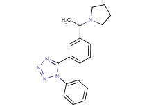 1-phenyl-5-[3-(1-pyrrolidin-1-ylethyl)phenyl]-1H-tetrazole