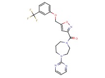 1-(2-pyrimidinyl)-4-[(5-{[3-(trifluoromethyl)phenoxy]methyl}-3-isoxazolyl)carbonyl]-1,4-diazepane