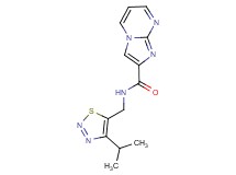 N-[(4-isopropyl-1,2,3-thiadiazol-5-yl)methyl]imidazo[1,2-a]pyrimidine-2-carboxamide