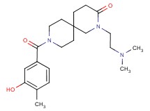 2-[2-(dimethylamino)ethyl]-9-(3-hydroxy-4-methylbenzoyl)-2,9-diazaspiro[5.5]undecan-3-one