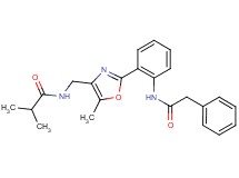 2-methyl-N-[(5-methyl-2-{2-[(phenylacetyl)amino]phenyl}-1,3-oxazol-4-yl)methyl]propanamide