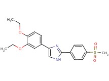 4-(3,4-diethoxyphenyl)-2-[4-(methylsulfonyl)phenyl]-1H-imidazole