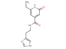 6-ethyl-N-[2-(1H-imidazol-4-yl)ethyl]-2-oxo-1,2-dihydropyridine-4-carboxamide