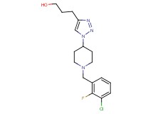 3-{1-[1-(3-chloro-2-fluorobenzyl)-4-piperidinyl]-1H-1,2,3-triazol-4-yl}-1-propanol trifluoroacetate (salt)