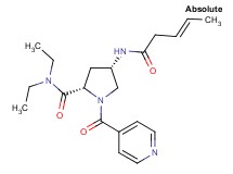 (4S)-N,N-diethyl-1-isonicotinoyl-4-[(3E)-pent-3-enoylamino]-L-prolinamide