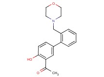 1-[4-hydroxy-2'-(morpholin-4-ylmethyl)biphenyl-3-yl]ethanone