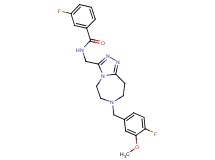 3-fluoro-N-{[7-(4-fluoro-3-methoxybenzyl)-6,7,8,9-tetrahydro-5H-[1,2,4]triazolo[4,3-d][1,4]diazepin-3-yl]methyl}benzamide