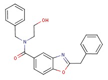 N,2-dibenzyl-N-(2-hydroxyethyl)-1,3-benzoxazole-5-carboxamide