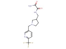 N-[(1-{[6-(trifluoromethyl)pyridin-3-yl]methyl}pyrrolidin-3-yl)methyl]ethanediamide