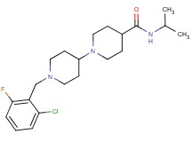 1'-(2-chloro-6-fluorobenzyl)-N-isopropyl-1,4'-bipiperidine-4-carboxamide