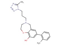 7-(2-methylphenyl)-4-[3-(5-methyl-1H-tetrazol-1-yl)propyl]-2,3,4,5-tetrahydro-1,4-benzoxazepin-9-ol