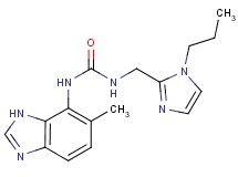 N-(6-methyl-1H-benzimidazol-7-yl)-N'-[(1-propyl-1H-imidazol-2-yl)methyl]urea