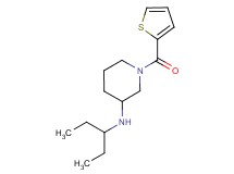 N-(1-ethylpropyl)-1-(2-thienylcarbonyl)piperidin-3-amine
