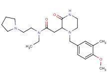 N-ethyl-2-[1-(4-methoxy-3-methylbenzyl)-3-oxo-2-piperazinyl]-N-[2-(1-pyrrolidinyl)ethyl]acetamide
