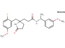 3-[2-(2-fluoro-5-methoxybenzyl)-5-oxo-2-pyrrolidinyl]-N-[(1R)-1-(3-methoxyphenyl)ethyl]propanamide