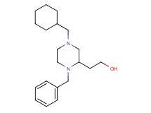 2-[1-benzyl-4-(cyclohexylmethyl)-2-piperazinyl]ethanol