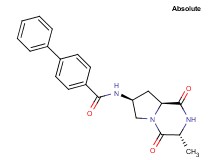 N-[(3R,7S,8aS)-3-methyl-1,4-dioxooctahydropyrrolo[1,2-a]pyrazin-7-yl]-4-biphenylcarboxamide