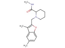 1-[(3,5-dimethyl-1-benzofuran-2-yl)methyl]-N-methylpiperidine-2-carboxamide