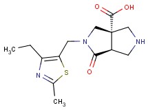 rel-(3aS,6aS)-2-[(4-ethyl-2-methyl-1,3-thiazol-5-yl)methyl]-1-oxohexahydropyrrolo[3,4-c]pyrrole-3a(1H)-carboxylic acid hydrochloride