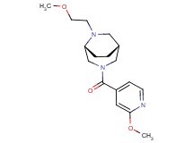 (1R*,5R*)-6-(2-methoxyethyl)-3-(2-methoxyisonicotinoyl)-3,6-diazabicyclo[3.2.2]nonane