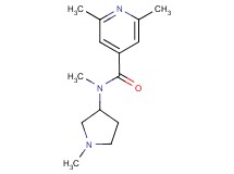 N,2,6-trimethyl-N-(1-methylpyrrolidin-3-yl)isonicotinamide