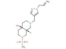 (4aR*,8aR*)-2-[(1-allyl-1H-pyrazol-4-yl)methyl]-7-(methylsulfonyl)octahydro-2,7-naphthyridin-4a(2H)-ol