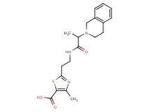 2-(2-{[2-(3,4-dihydro-2(1H)-isoquinolinyl)propanoyl]amino}ethyl)-4-methyl-1,3-thiazole-5-carboxylic acid