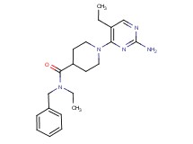 1-(2-amino-5-ethylpyrimidin-4-yl)-N-benzyl-N-ethylpiperidine-4-carboxamide