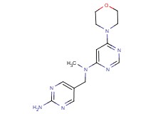 5-{[methyl(6-morpholin-4-ylpyrimidin-4-yl)amino]methyl}pyrimidin-2-amine