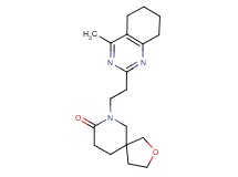 7-[2-(4-methyl-5,6,7,8-tetrahydroquinazolin-2-yl)ethyl]-2-oxa-7-azaspiro[4.5]decan-8-one