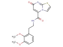 N-[2-(2,3-dimethoxyphenyl)ethyl]-7-oxo-7H-[1,3]thiazolo[3,2-a]pyrimidine-5-carboxamide