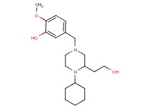 5-{[4-cyclohexyl-3-(2-hydroxyethyl)-1-piperazinyl]methyl}-2-methoxyphenol