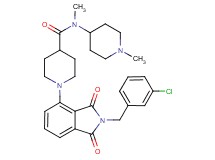 1-[2-(3-chlorobenzyl)-1,3-dioxo-2,3-dihydro-1H-isoindol-4-yl]-N-methyl-N-(1-methyl-4-piperidinyl)-4-piperidinecarboxamide