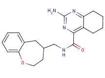 2-amino-N-(2,3,4,5-tetrahydro-1-benzoxepin-4-ylmethyl)-5,6,7,8-tetrahydroquinazoline-4-carboxamide