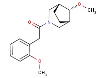(8-syn)-8-methoxy-3-[(2-methoxyphenyl)acetyl]-3-azabicyclo[3.2.1]octane