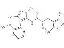 N-[(3,5-dimethylisoxazol-4-yl)methyl]-N'-[4-(2-methoxyphenyl)-1,3-dimethyl-1H-pyrazol-5-yl]-N-methylurea