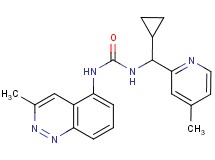 N-[cyclopropyl(4-methylpyridin-2-yl)methyl]-N'-(3-methylcinnolin-5-yl)urea