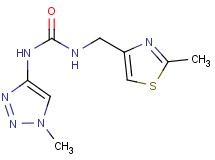N-[(2-methyl-1,3-thiazol-4-yl)methyl]-N'-(1-methyl-1H-1,2,3-triazol-4-yl)urea