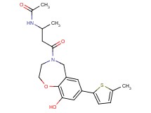 N-{3-[9-hydroxy-7-(5-methyl-2-thienyl)-2,3-dihydro-1,4-benzoxazepin-4(5H)-yl]-1-methyl-3-oxopropyl}acetamide