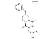 (3S,9aR)-8-benzyl-3-isobutyltetrahydro-2H-pyrazino[1,2-a]pyrazine-1,4(3H,6H)-dione