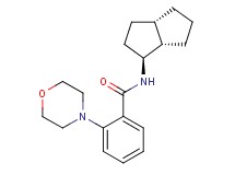 2-morpholin-4-yl-N-[(1S*,3aS*,6aS*)-octahydropentalen-1-yl]benzamide