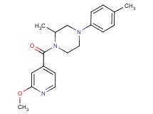 1-(2-methoxyisonicotinoyl)-2-methyl-4-(4-methylphenyl)piperazine
