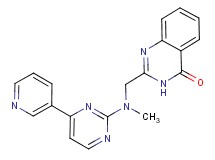2-({methyl[4-(3-pyridinyl)-2-pyrimidinyl]amino}methyl)-4(3H)-quinazolinone