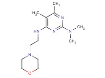 N~2~,N~2~,5,6-tetramethyl-N~4~-(2-morpholin-4-ylethyl)pyrimidine-2,4-diamine