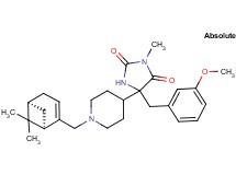 5-(1-{[(1R,5S)-6,6-dimethylbicyclo[3.1.1]hept-2-en-2-yl]methyl}-4-piperidinyl)-5-(3-methoxybenzyl)-3-methyl-2,4-imidazolidinedione