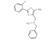 N-benzyl-1-[2-(2-chlorophenyl)-5-methyl-1,3-oxazol-4-yl]-N-methylmethanamine