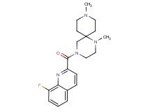 4-[(8-fluoroquinolin-2-yl)carbonyl]-1,9-dimethyl-1,4,9-triazaspiro[5.5]undecane