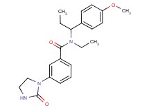 N-ethyl-N-[1-(4-methoxyphenyl)propyl]-3-(2-oxoimidazolidin-1-yl)benzamide