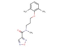 N-[3-(2,6-dimethylphenoxy)propyl]-N-methyl-1,2,5-oxadiazole-3-carboxamide